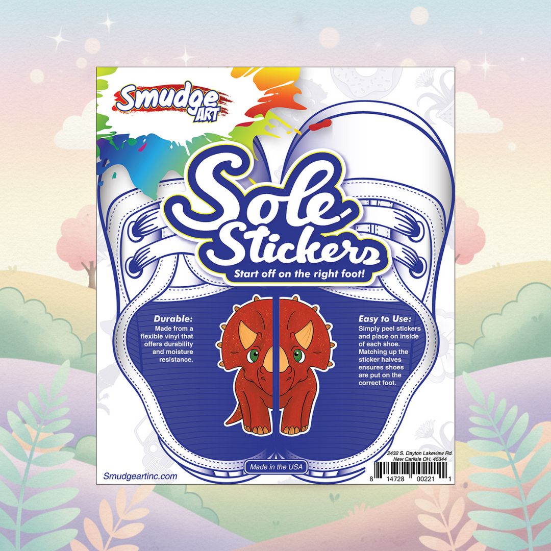 Triceratops Sole Sticker